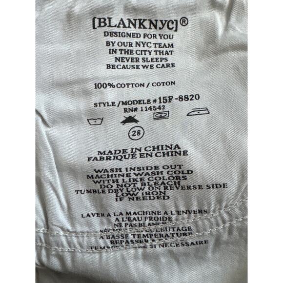 Anthropologie BLANKNYC Tomboy 9” Long Length Cutoff Jean Shorts Size 28‎ - Picture 4 of 7